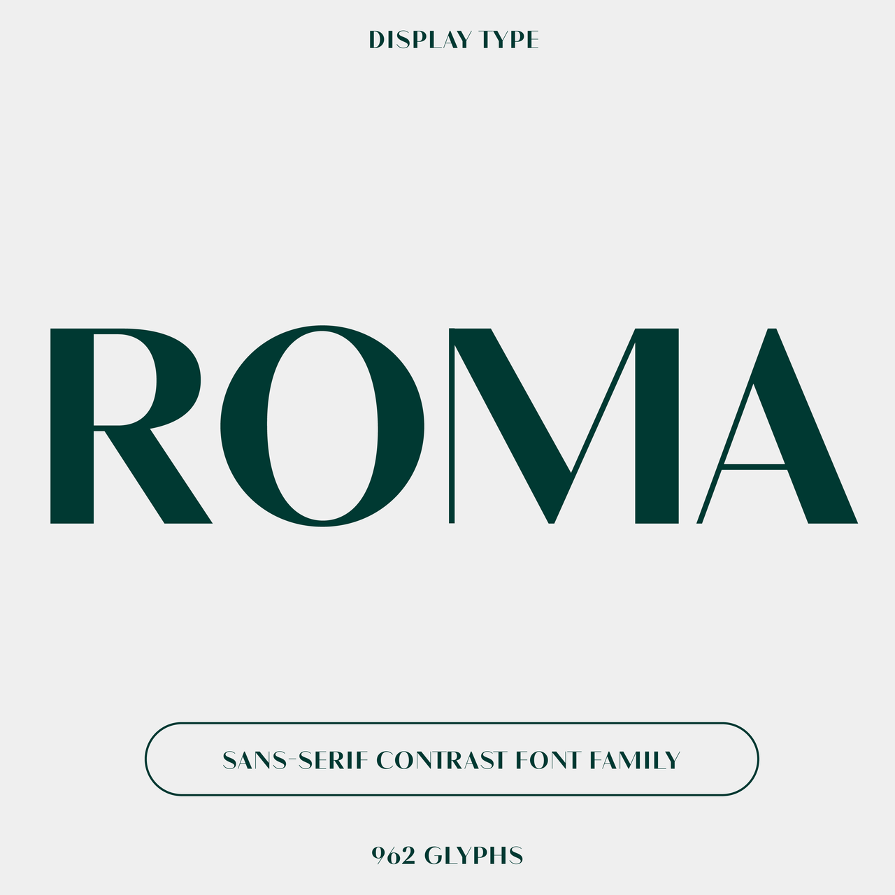 Roma Font Preview